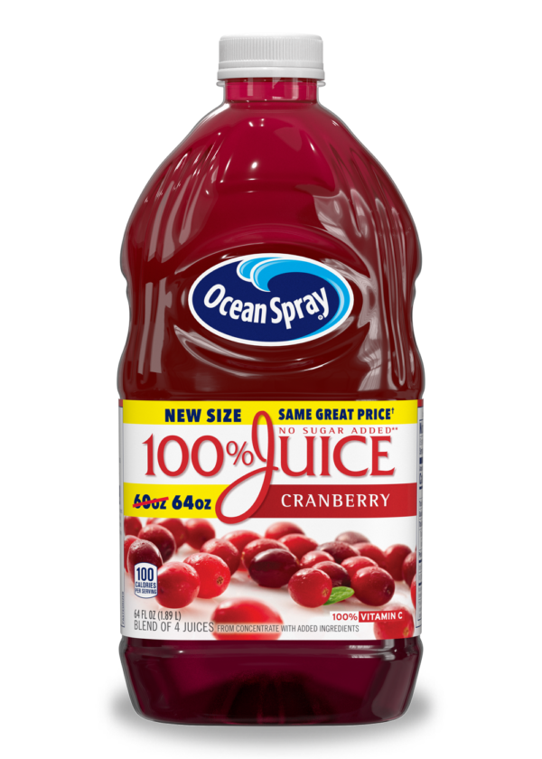 Ocean Spray 100% Juice, 60 Ounce Bottle