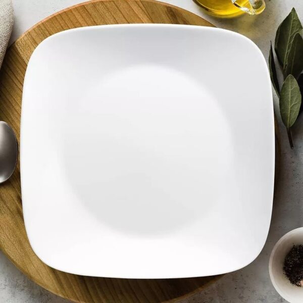 Pure white Dinnerware Plate - Image 2