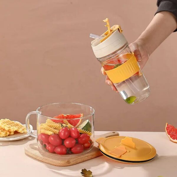 2-Piece Glass Food Storage & Bottle Set – Practical & Stylish - Image 6