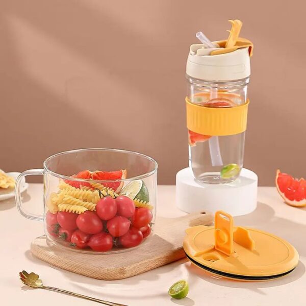 2-Piece Glass Food Storage & Bottle Set – Practical & Stylish - Image 4