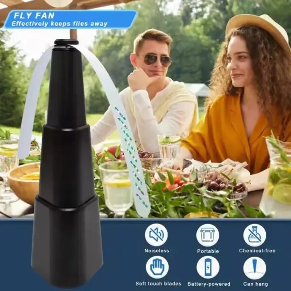 Battery-Powered Fly Repellent Fan - Image 6