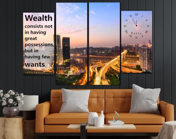 City Canvas Frame Wall Art - Image 4