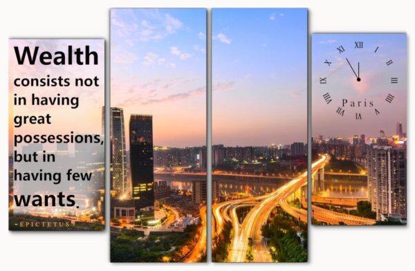 City Canvas Frame Wall Art - Image 2