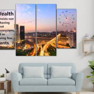 City Canvas Frame Wall Art