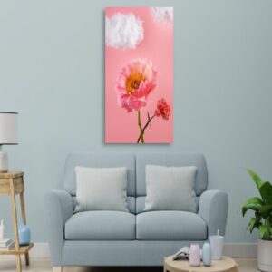 Elegant Single Flower Frame