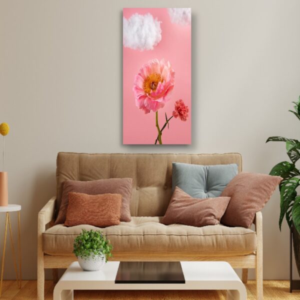 Elegant Single Flower Frame - Image 3
