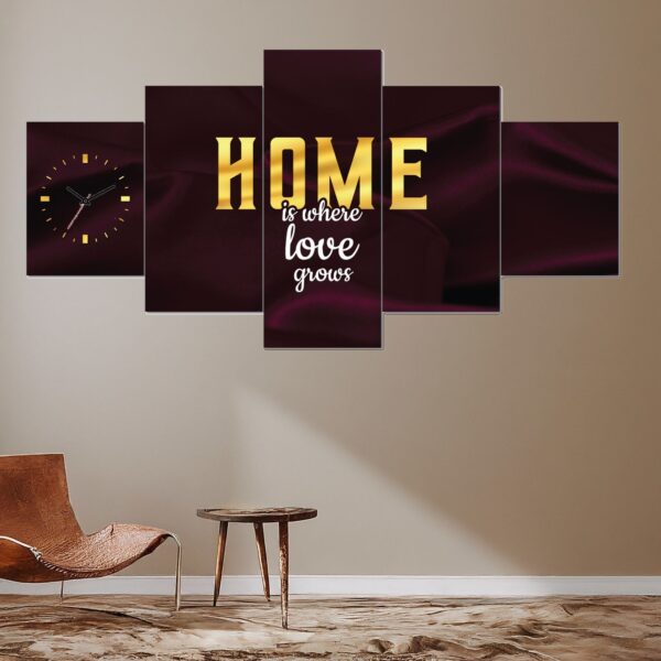 Where love grow canvas wall Art