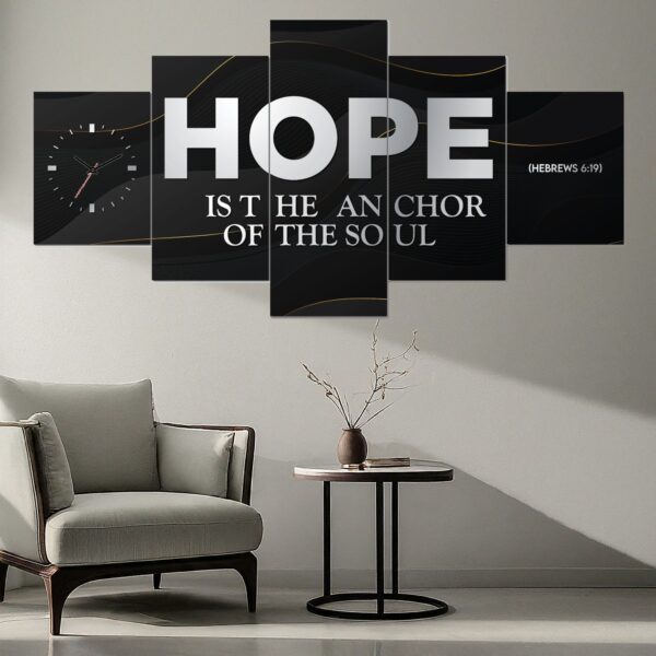 Hope 5 panel wall art - Image 6
