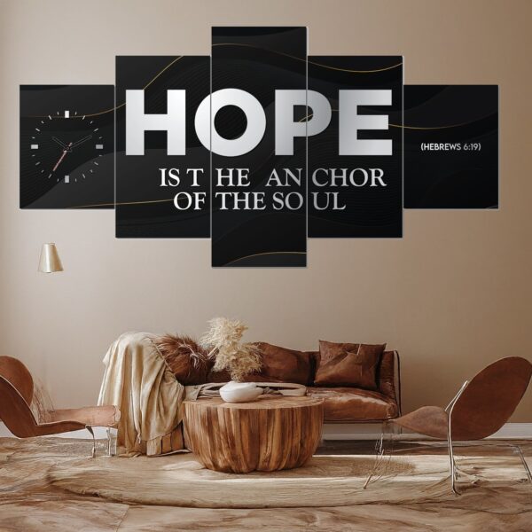 Hope 5 panel wall art - Image 4