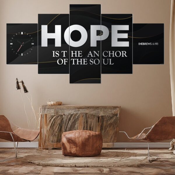 Hope 5 panel wall art - Image 5
