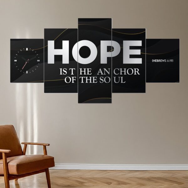 Hope 5 panel wall art - Image 2