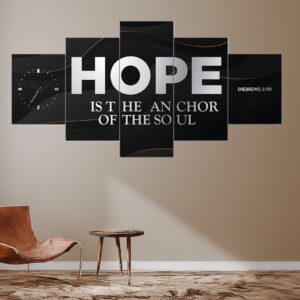Hope 5 panel wall art