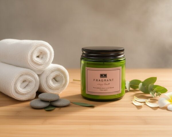 Fragrant Bliss Natural Plant Extract Scented Candle - Image 3