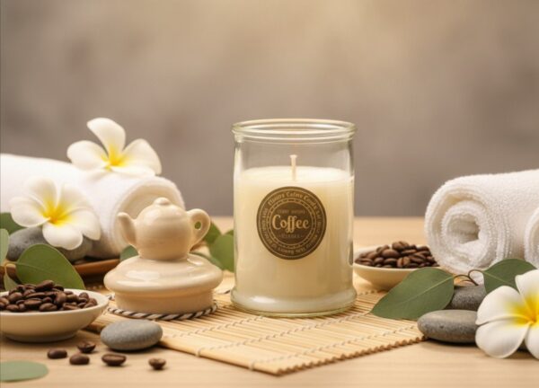 Spa Candle – Long-Lasting Coffee Fragrance Gift for Home - Image 4