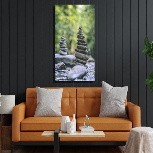 Calm Living Room Framed Canvas Print - Image 2