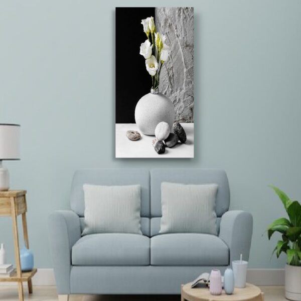 Serine Spa Framed Canvas Print