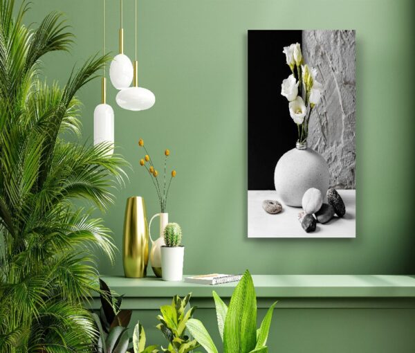 Serine Spa Framed Canvas Print - Image 4