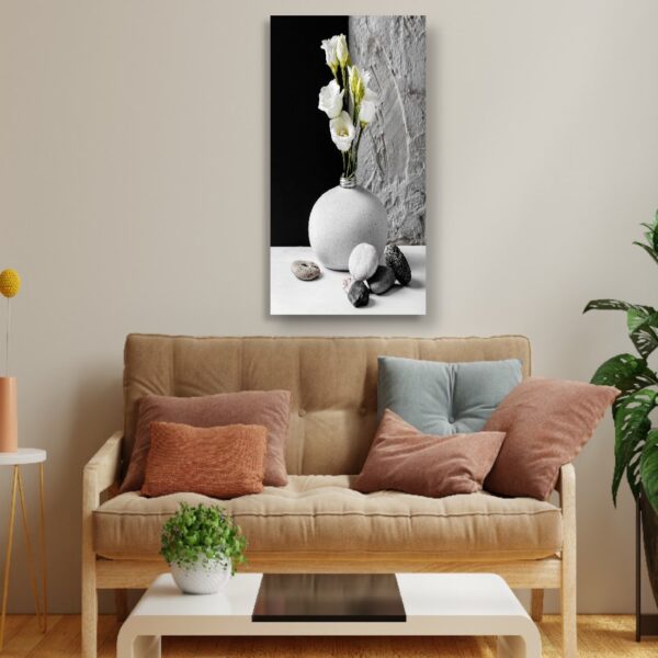 Serine Spa Framed Canvas Print - Image 3