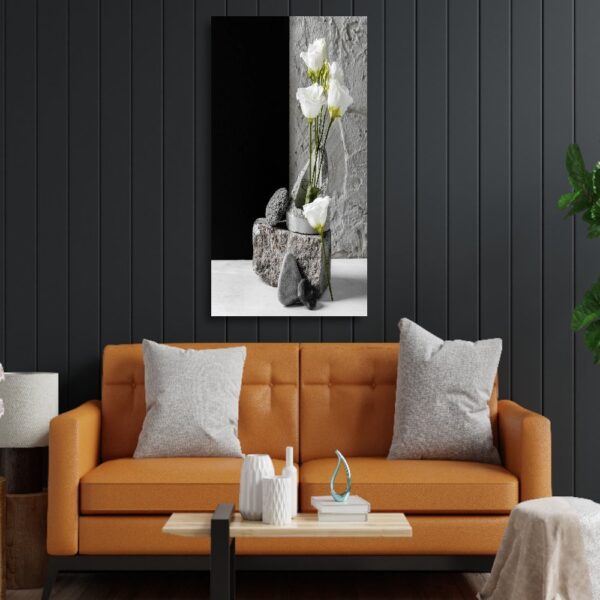 Living Room Framed Canvas Print - Image 4