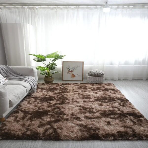 Brown Cheetah Fluffy Hotel Carpet - Image 5