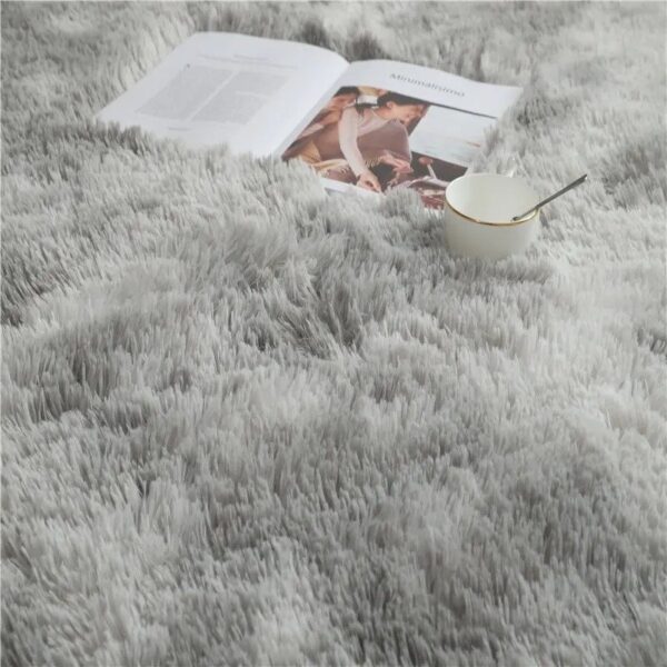 Ash Shaggy Area Carpet - Image 3
