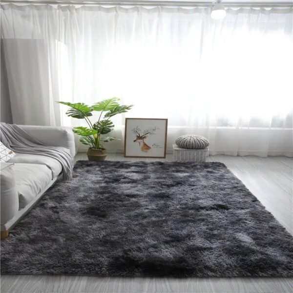 Black PV Velvet Floor Carpet - Image 2