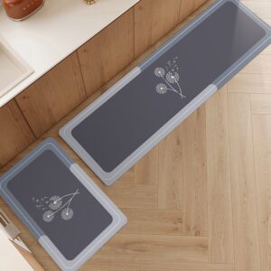2 Piece Print Kitchen Carpet