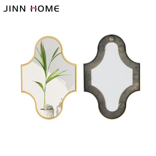 Reflections Trio: Stylish Plastic Framed Wall Mirrors for Home Decor