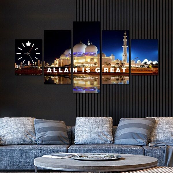 Mecca view wall art HD | Split Canvas wooden frames - Image 2