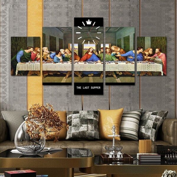 The last supper wall art in HD Split Canvas frames