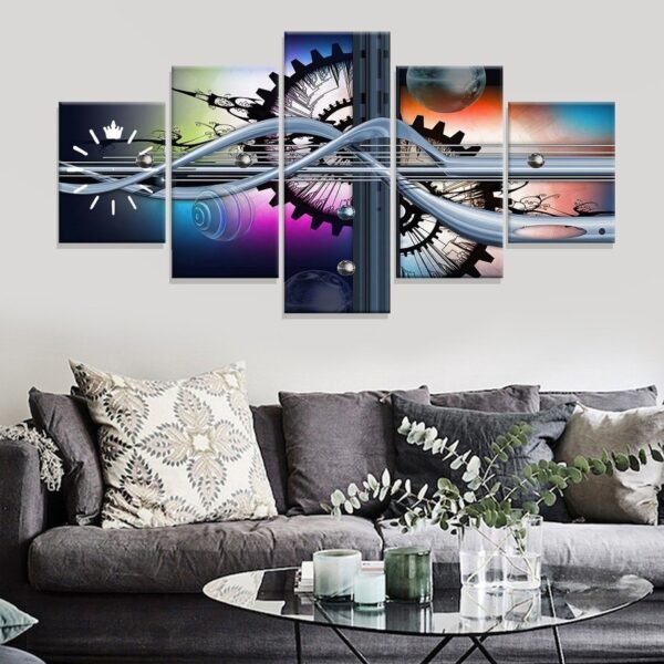 Music wall art HD | Multi Canvas wooden frames - Image 3