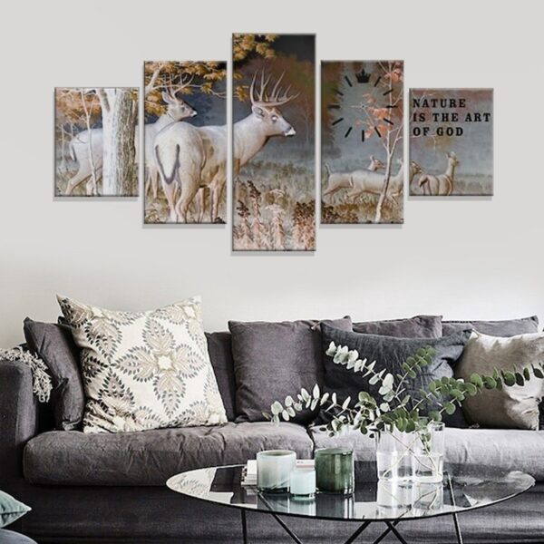 Multi Panel Canvas Art of God wall art - Image 3