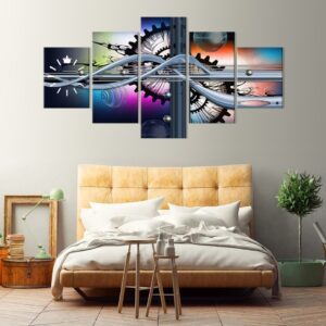 Music wall art HD | Multi Canvas wooden frames