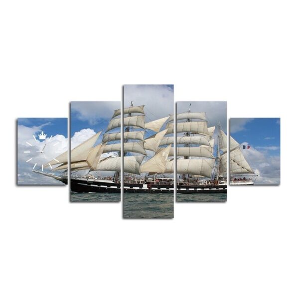 Russian Yacht wall art HD | Split Canvas wooden frames - Image 3