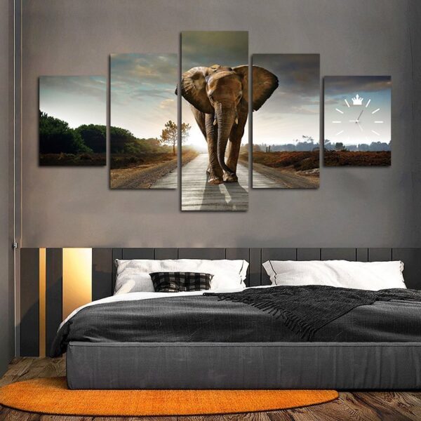 Elegant Large Elephant Wall Art - Image 7