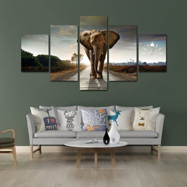Elegant Large Elephant Wall Art