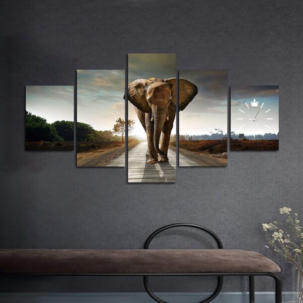 Elegant Large Elephant Wall Art - Image 6
