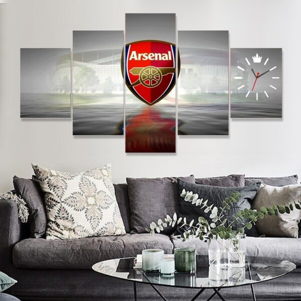 Arsenal wall art in HD canvas wooden frames - Image 3