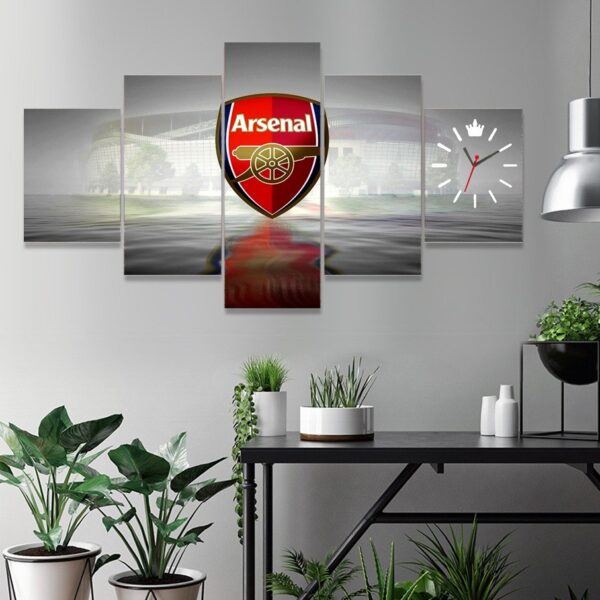 Arsenal wall art in HD canvas wooden frames - Image 4