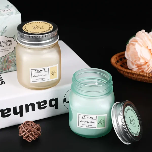 Sculpted Elegance: Bespoke Scented Glass Candle - Image 6