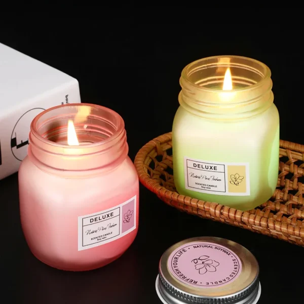 Sculpted Elegance: Bespoke Scented Glass Candle - Image 7