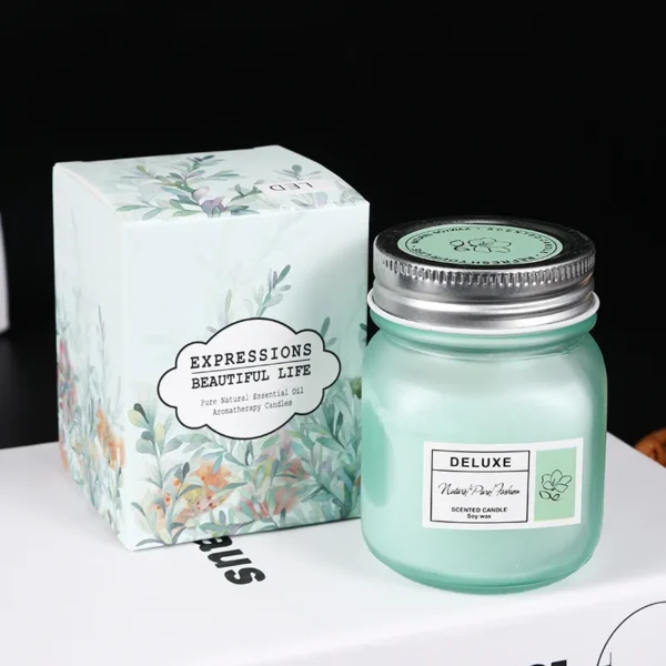 Sculpted Elegance: Bespoke Scented Glass Candle - Image 4